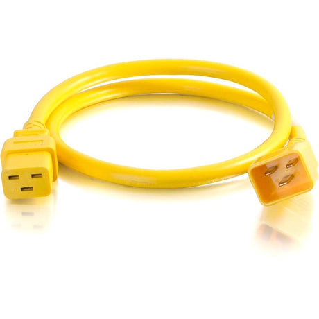 Power Cable - Power IEC 320 EN 60320 C20 - C19 - Length: 2 feet - Yellow - 17718