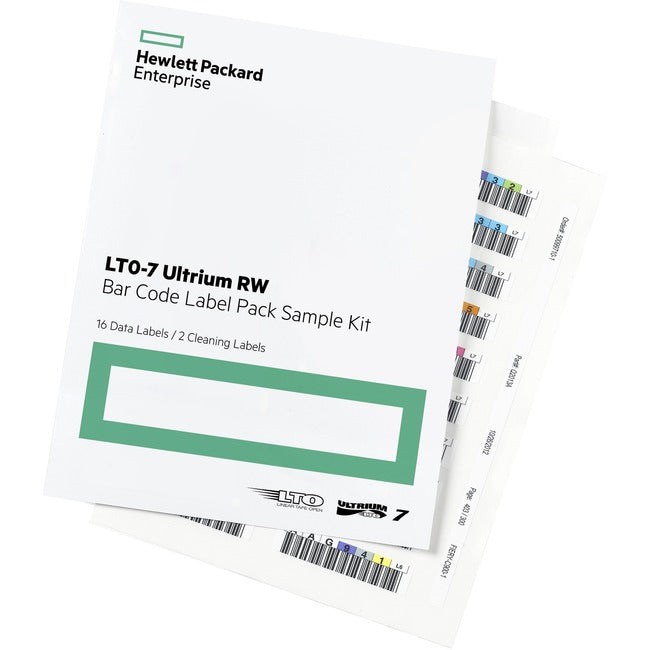 Pack d'étiquettes à code-barres HPE LTO-7 Ultrium RW