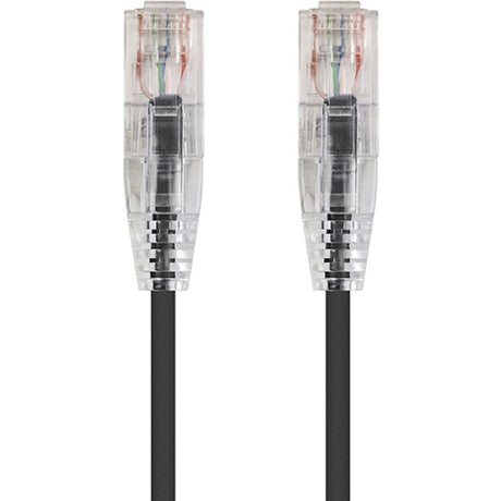 Monoprice SlimRun Cat6 28AWG UTP Ethernet Network Cable, 3ft Black