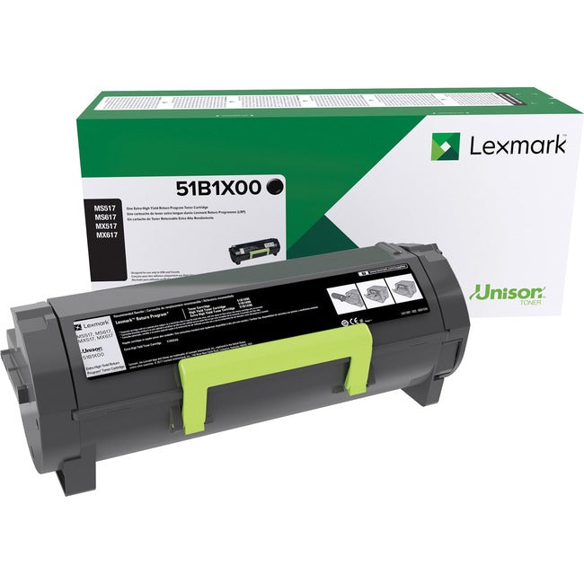 Cartouche de toner laser à rendement extra élevé d'origine Lexmark - 1 unité