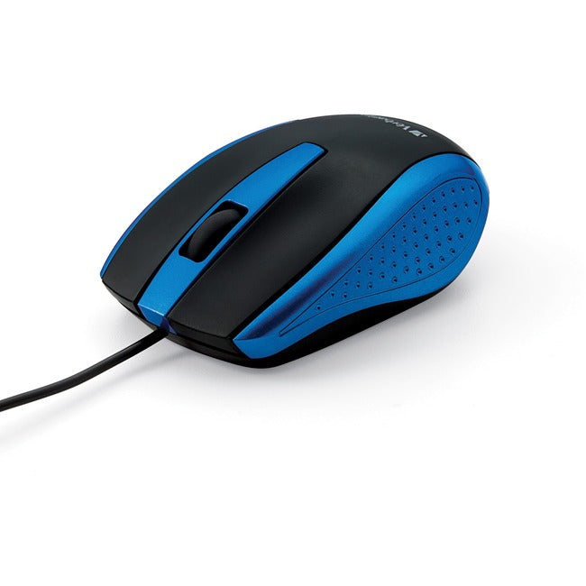 Souris optique filaire pour ordinateur portable Verbatim - Bleu