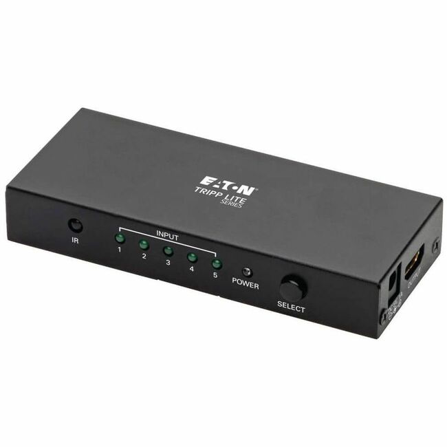 Commutateur HDMI 5 ports Tripp Lite by Eaton B119-005-UHD avec télécommande - 4K x 2K UHD à 60 Hz