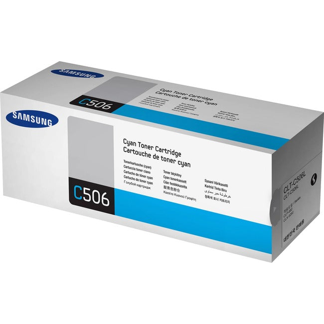 Samsung CLT-C506L (SU042A) Toner Cartridge - Cyan