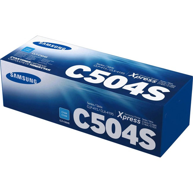 Samsung CLT-C504S (SU029A) Toner Cartridge - Cyan