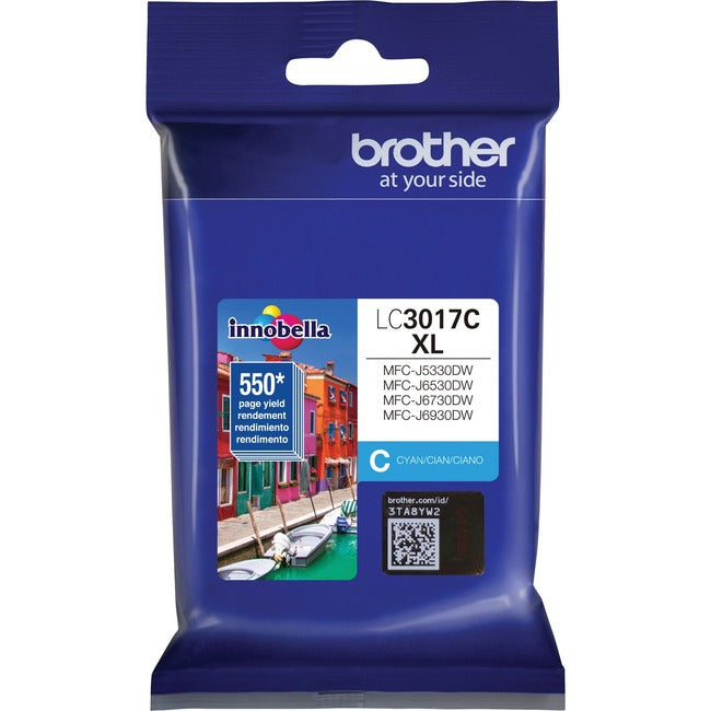 Brother Innobella LC3017C Original High Yield Inkjet Ink Cartridge - Cyan - 1 / Pack