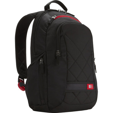Case Logic DLBP-114 Carrying Case (Backpack) for 13" (330.20 mm) to 15" (381 mm) Apple Cell Phone, iPod, Accessories, Notebook, MacBook - Black