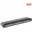 TRENDnet 24-Port Cat6A Shielded 1U Patch Panel, 19" 1U Rackmount Housing, Compatible With Cat5e, Cat6, And Cat6A Cabling, Ethernet Cable Management, Color Coded Labeling, Black, TC-P24C6AS