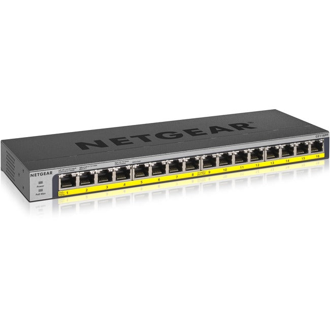 Commutateur Ethernet Gigabit non géré Netgear 16 ports 183 W PoE/PoE+