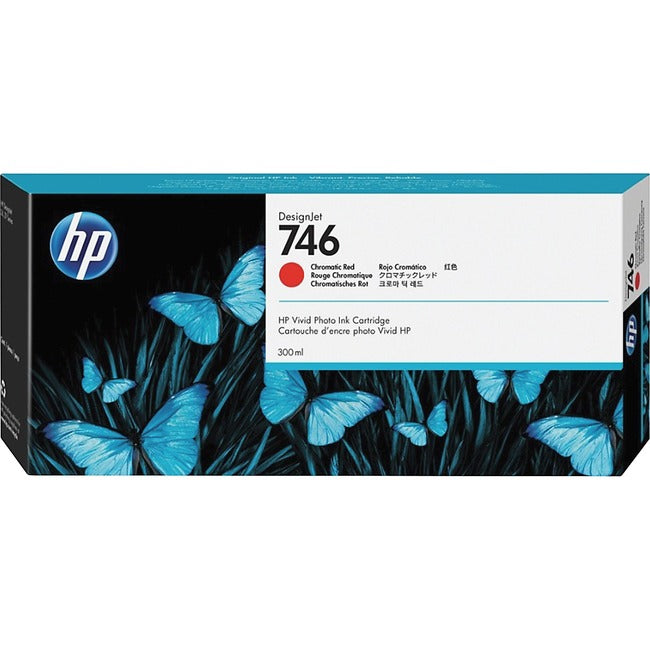 HP 746 (P2V81A) Original Inkjet Ink Cartridge - Chromatic Red - 1 Each