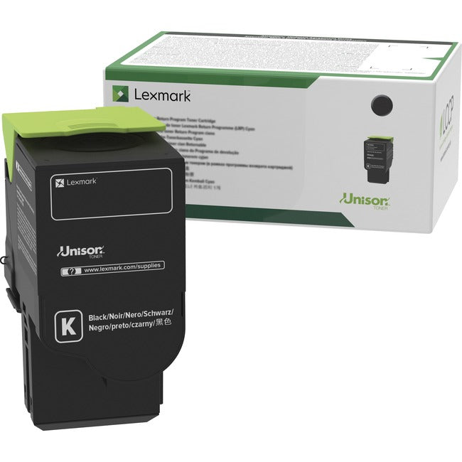 Cartouche de toner laser à haut rendement d'origine Lexmark - Noir - 1 unité