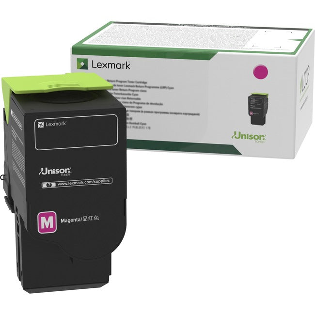 Cartouche de toner laser d'origine Lexmark Unison à rendement standard - Magenta - 1 unité