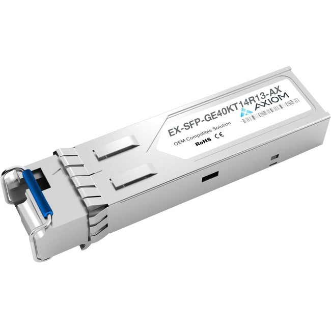 Émetteur-récepteur SFP Axiom 1000BASE-BX40-D pour Juniper - EX-SFP-GE40KT14R13