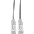 Tripp Lite by Eaton Cat6 UTP Patch Cable (RJ45) - M/M, Gigabit, Snagless, Molded, Slim, Gray, 6 in.