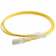 Ortronics 28awg Reduced Diameter C6A/10G Channel Cord Yellow 3FT