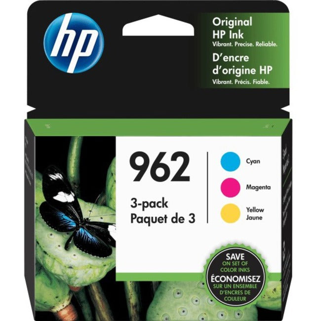 HP 962 Original Inkjet Ink Cartridge - Combo Pack - CMY - 3 Pack