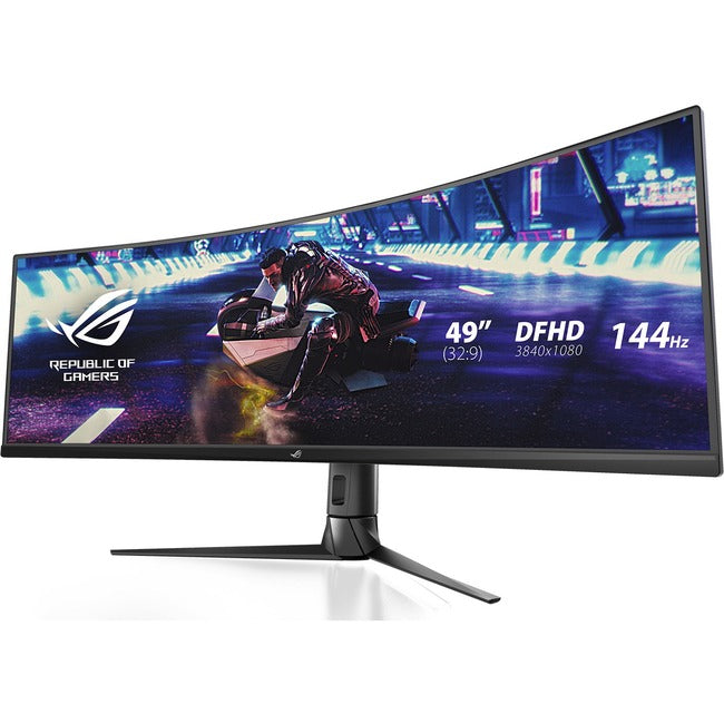 Moniteur de jeu incurvé FreeSync ASUS ROG Strix XG49VQ 49 144 Hz double Full HD HDR E