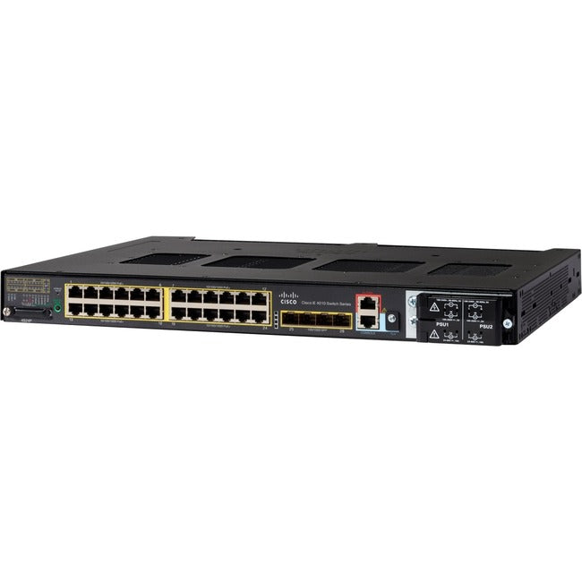 CISCO REFRESH IE4010 4X1G SFP,24 10/100/1000 GE POE LANBASE REMANUFACTURED