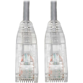 TRIPP LITE UTP CAT6 SNAGLESS MOLDED SLIM GRAY 8IN