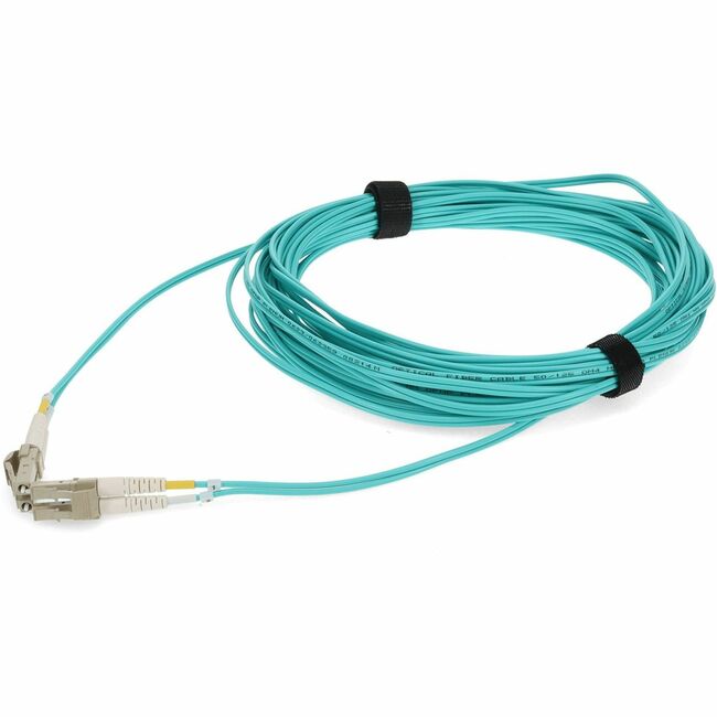 ADD-ON ADDON 3M LC (MALE) TO LC (MALE) OM4 STRAIGHT AQUA DUPLEX FIBER ...