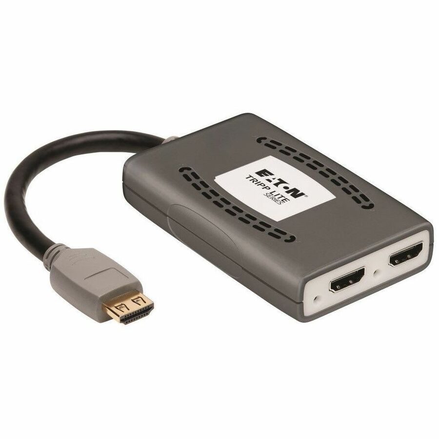 Tripp Lite series 2-Port HDMI Splitter - 4K @ 60 Hz, 4:4:4, Multi-Resolution Sup