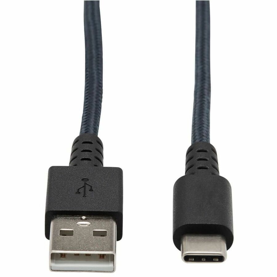 Tripp Lite series Heavy-Duty USB-A to USB-C Cable, USB 2.0, UHMWPE and Aramid Fi