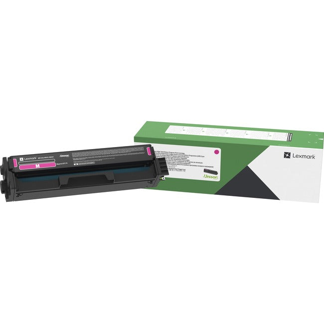 Cartouche de toner laser d'origine Lexmark - Magenta - 1 unité