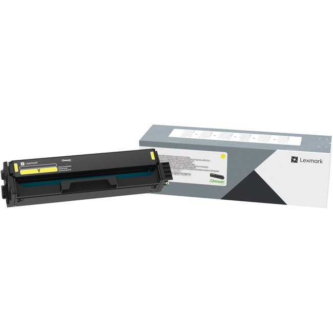 Cartouche de toner laser haute capacité d'origine Lexmark - Pack jaune