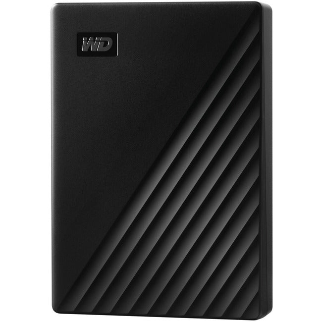 WD My Passport WDBPKJ0050BBK-WESN 5 TB Portable Hard Drive - External - Black