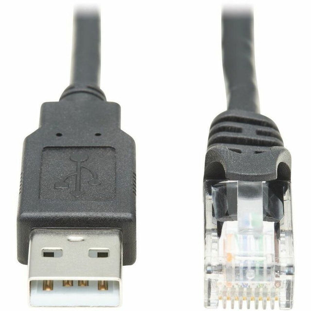 USB-A to RJ45 Rollover Console Cable (M/M) -Cisco Compatible, 250 Kbps, 15 ft.,