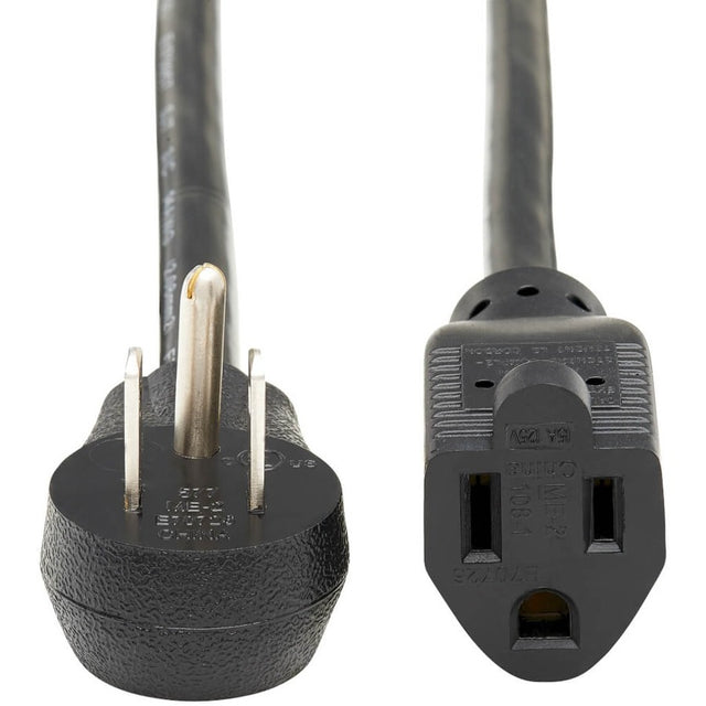 TRIPP LITE POWER CORD RA 5-15P TO 5-15R 13A 1FT