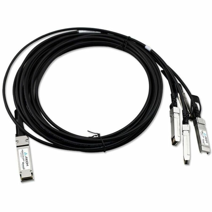 Axiom 100GBASE-CR4 QSFP28 to 4 SFP28 Passive DAC Ruckus Compatible 5m