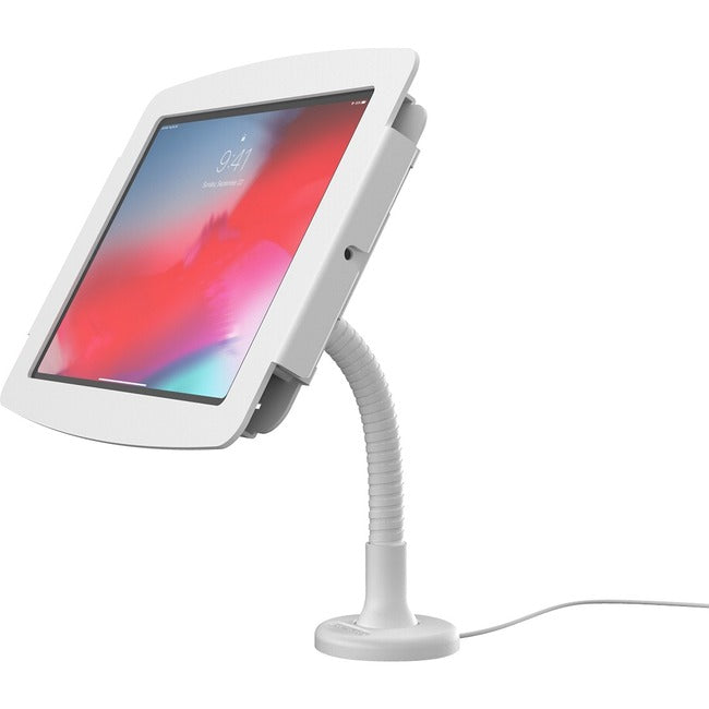 COMPULOCKS IPAD 10.2  SPACE ENCLOSURE FLEX ARM MOUNT WHITE