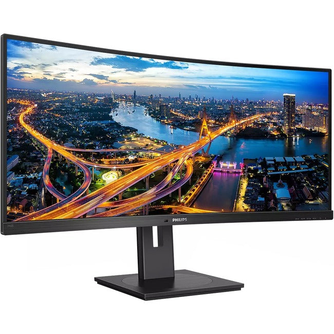 Moniteur LCD incurvé Philips Ultrawide 346B1C 34" WQHD - 21:9 - Noir texturé