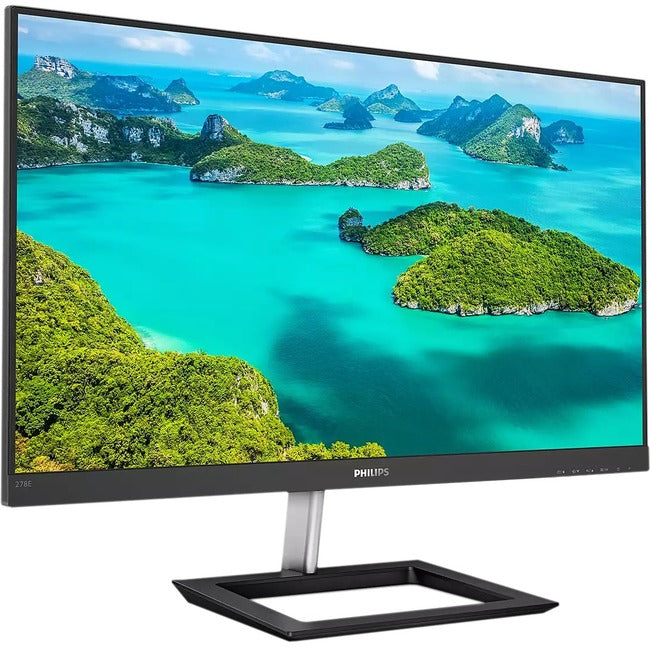 Moniteur LCD Philips 278E1A 27" 4K UHD - 16:9 - Noir texturé