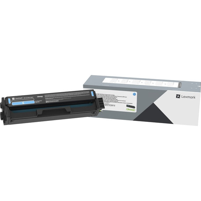 Cartouche de toner laser à rendement extra élevé d'origine Lexmark Unison - Cyan - 1 unité