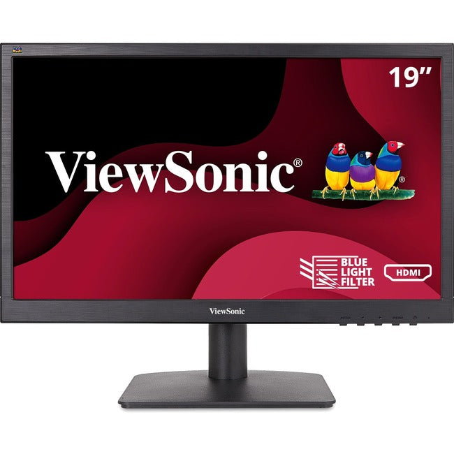 Moniteur LED HD ViewSonic Value VA1903H de 19 pouces - 16:9 - Noir