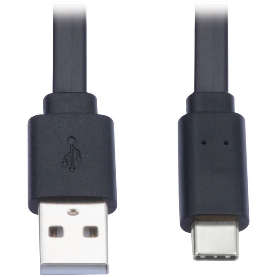 TRIPP LITE USB-A TO USB C CABLE FLAT M/M BLACK 6FT