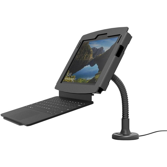 BOÎTIER COMPULOCKS SURFACE GO SPACE SUPPORT DE BRAS FLEXIBLE NOIR