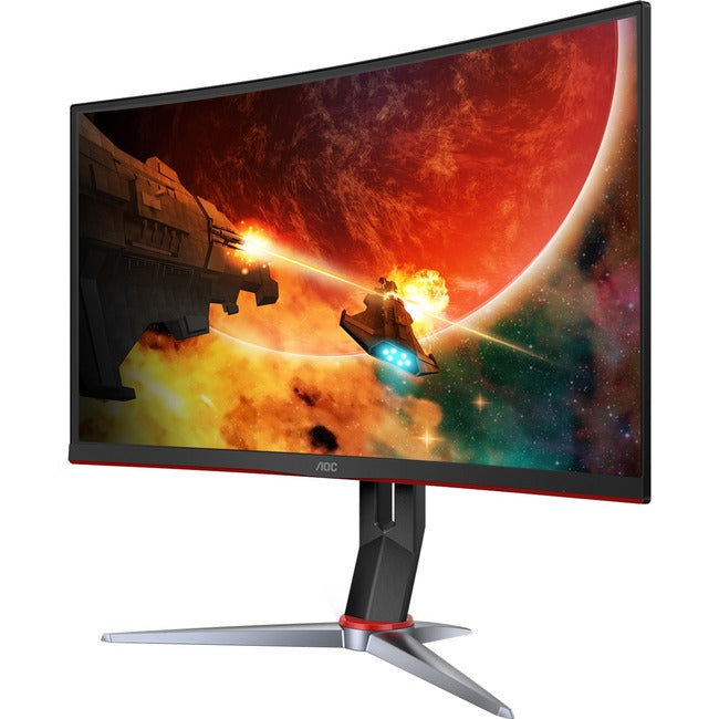 Moniteur LCD de jeu incurvé Full HD AOC C32G2 de 32 pouces - 16:9 - Noir