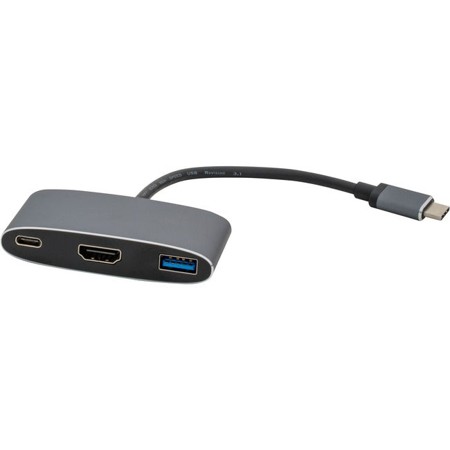 Adaptateur VisionTek USB-C vers HDMI, USB et USB-C avec alimentation