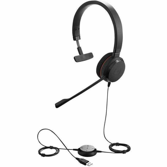 Jabra Evolve 20SE - Headset - Wired - On-Ear - Mono - 93.6dB - Electret condense