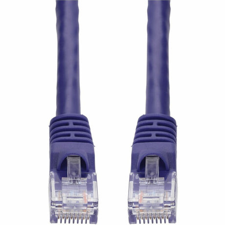 AddOn 5ft Purple CAT 6A PVC Ethernet Cable Snagless Bubble Boot RJ-45 M/M