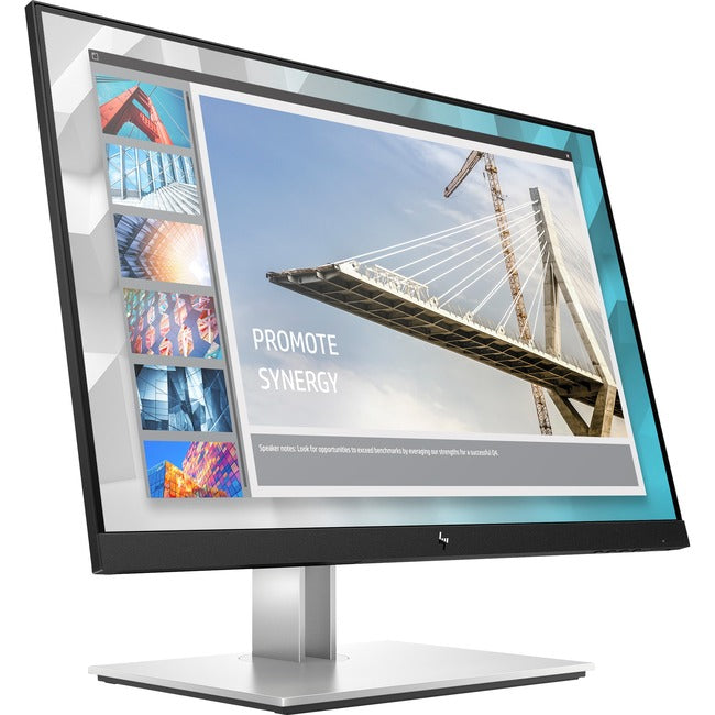 Moniteur LCD HP E24i G4 24" WUXGA - 16:10 - Noir, Argent