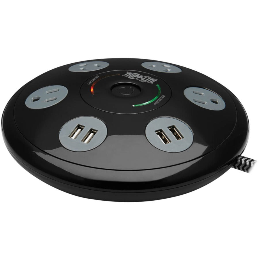 Tripp Lite by Eaton TLP406USBUFO 4-Outlet Surge Suppressor with USB Charging Ports