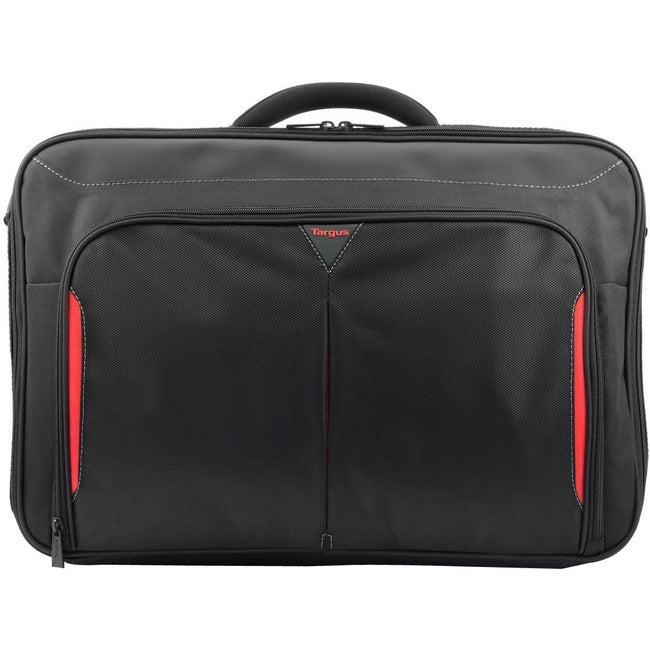 Sacoche de transport Targus Classic+ CN418GL pour ordinateur portable de 17" à 18" - Rouge, noir