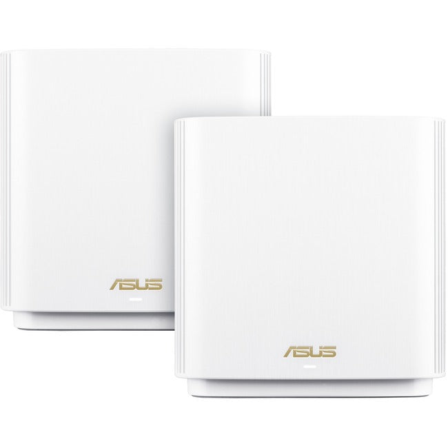 ASUS ZENWIFI WHOLE-HOME TRI-BAND MESH WIFI 6E SYSTEM (ET8 2PK), COVERAGE UP TO 5