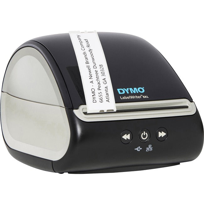 Dymo LabelWriter 5XL Direct Thermal Printer - Monochrome - Label Print - Ethernet - USB - Black