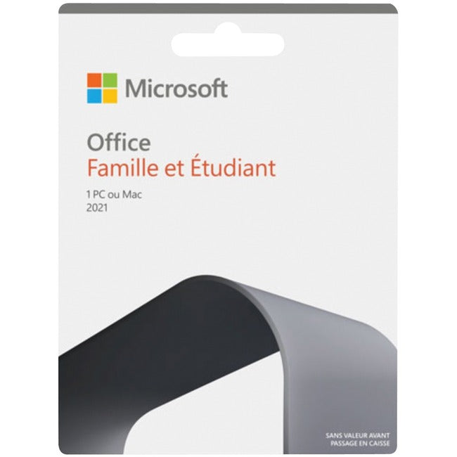 Microsoft Office 2021 Famille et Étudiant - Coffret - 1 PC/Mac