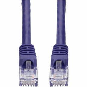AddOn 6ft Purple CAT 6A PVC Ethernet Cable Snagless Bubble Boot RJ-45 M/M