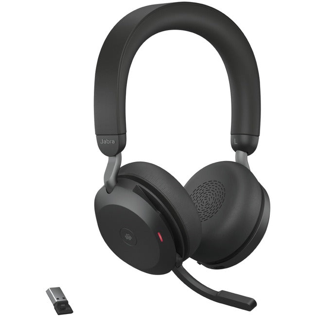 JABRA EVOLVE2 75-USB-A, MS STEREO, STAND, BLACK